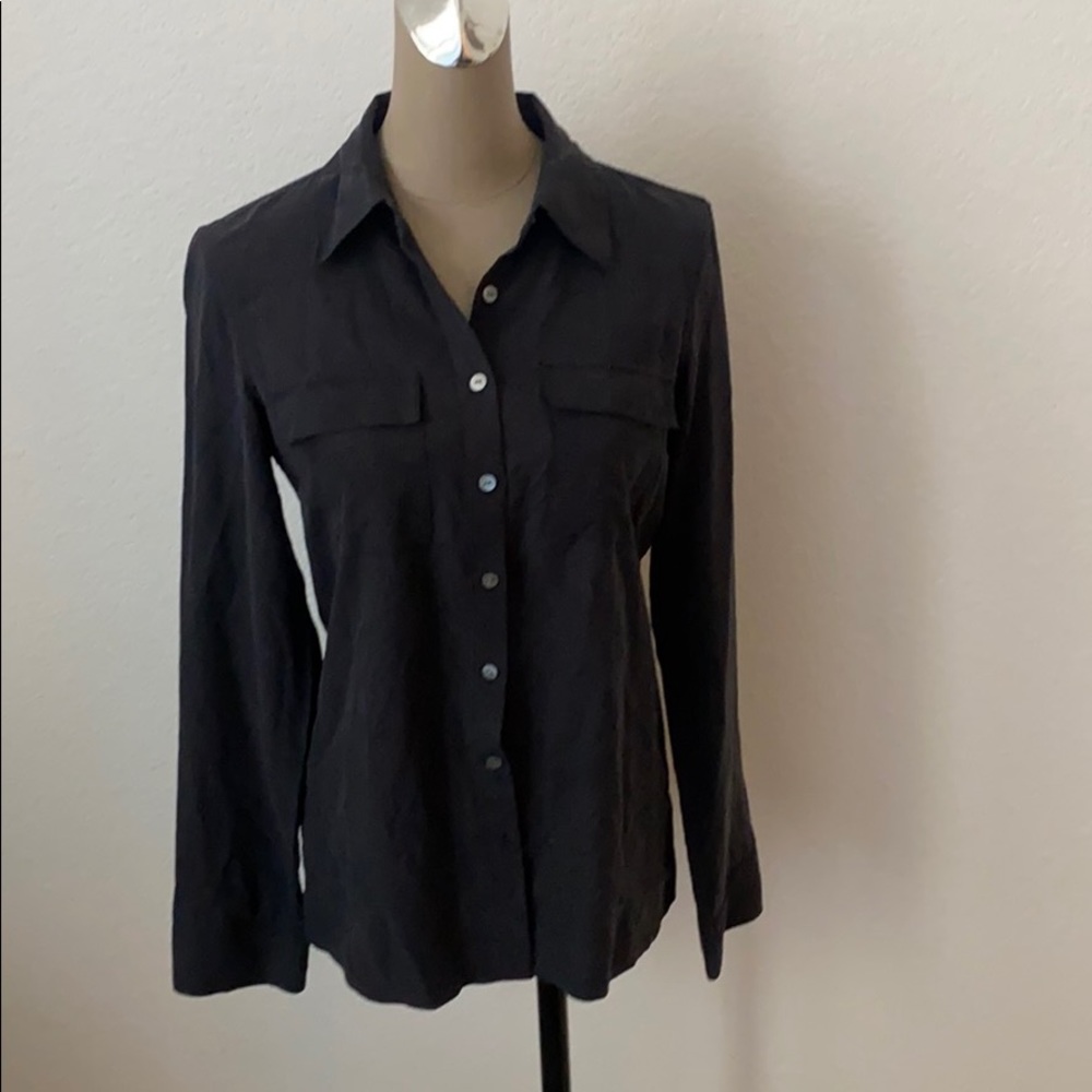 Tommy Bahama XS Black button down